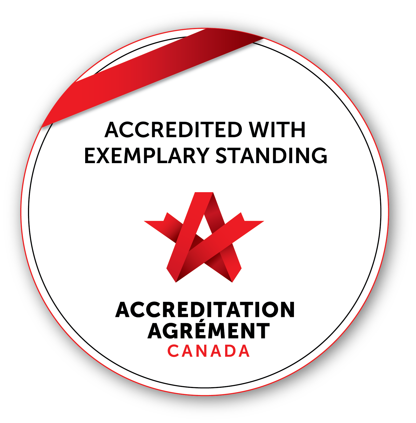 accreditation canada logo for organizations with exemplary standing 